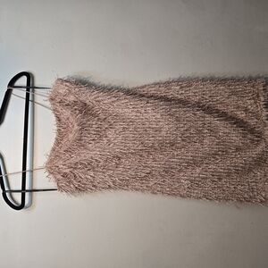 NWT Forever 21 Fuzzy Blush Dress